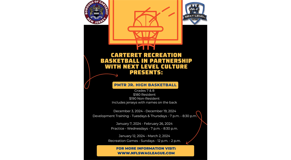 Carteret Rec & PMTR Jr. High Basketball